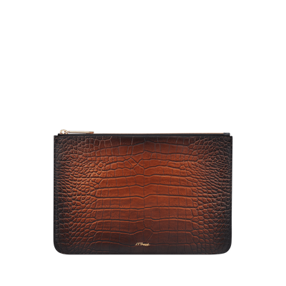 ST Dupont Leather goods Atelier Brown