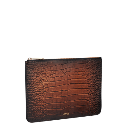 ST Dupont Leather goods Atelier Brown
