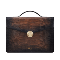 ST Dupont Leather goods Atelier Brown