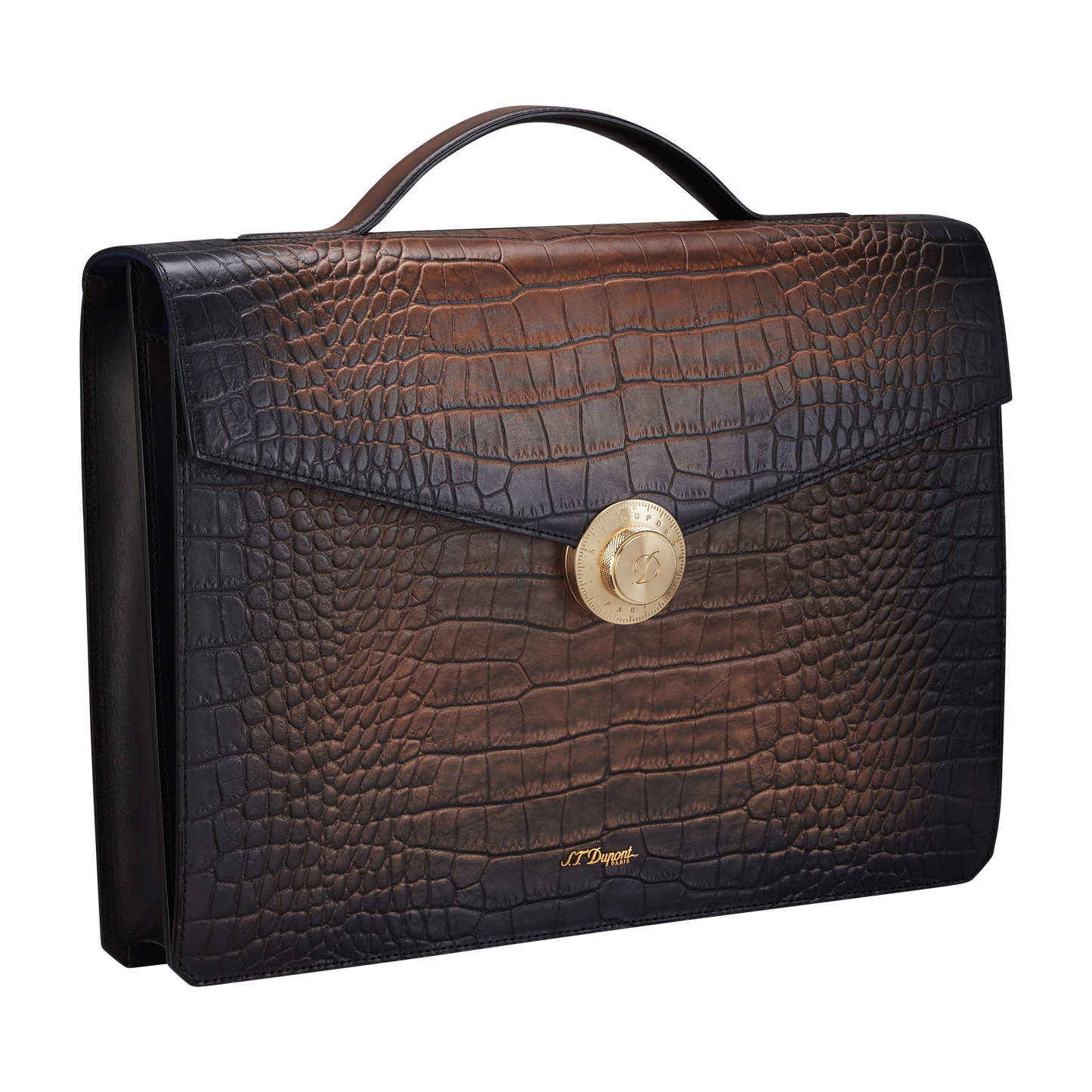ST Dupont Leather goods Atelier Brown