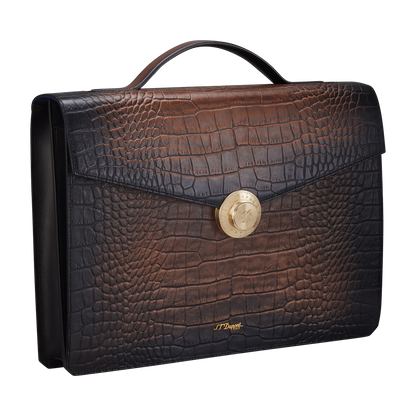 ST Dupont Leather goods Atelier Brown