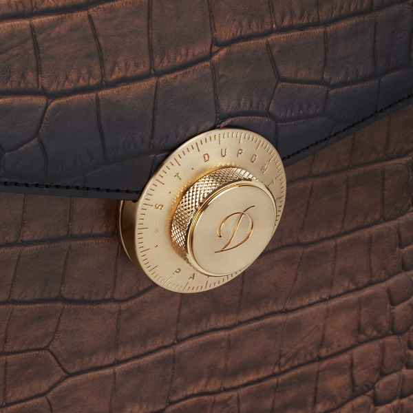 ST Dupont Leather goods Atelier Brown