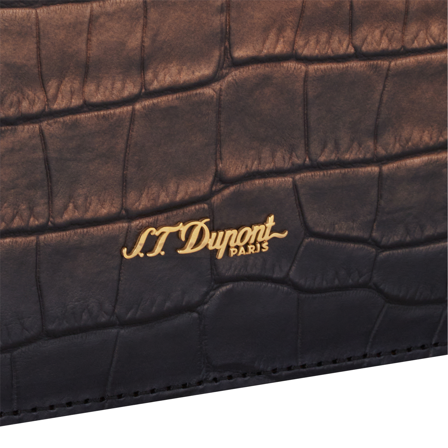 ST Dupont Leather goods Atelier Brown