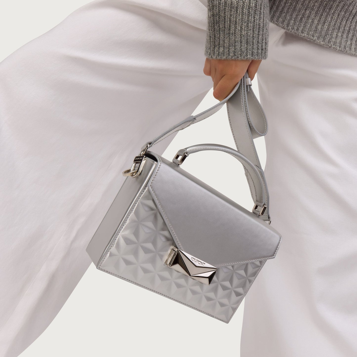 ST Dupont Leather goods Apex Silver
