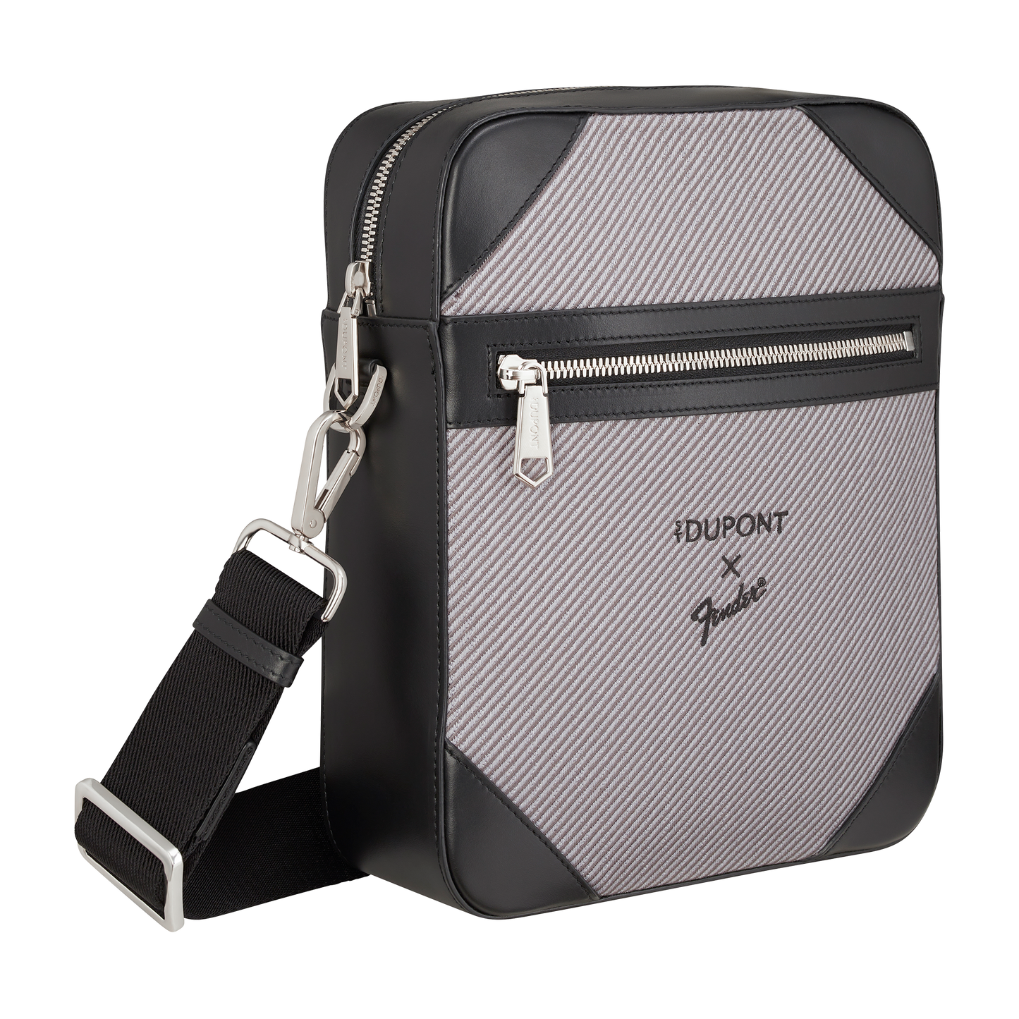 ST Dupont Leather goods Shoulder bag Ltd. Edt., Grey