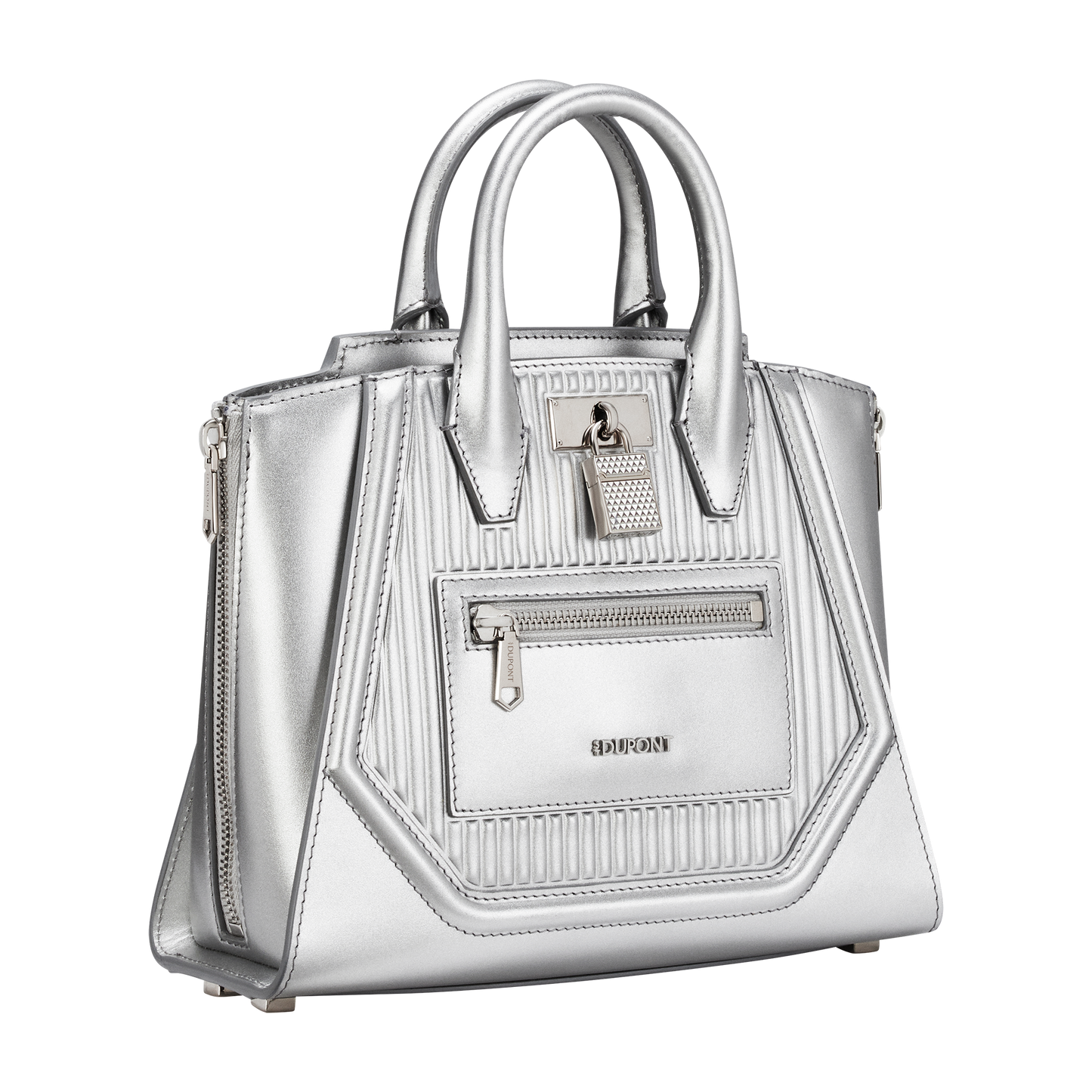ST Dupont Leather Goods Riviera Silver
