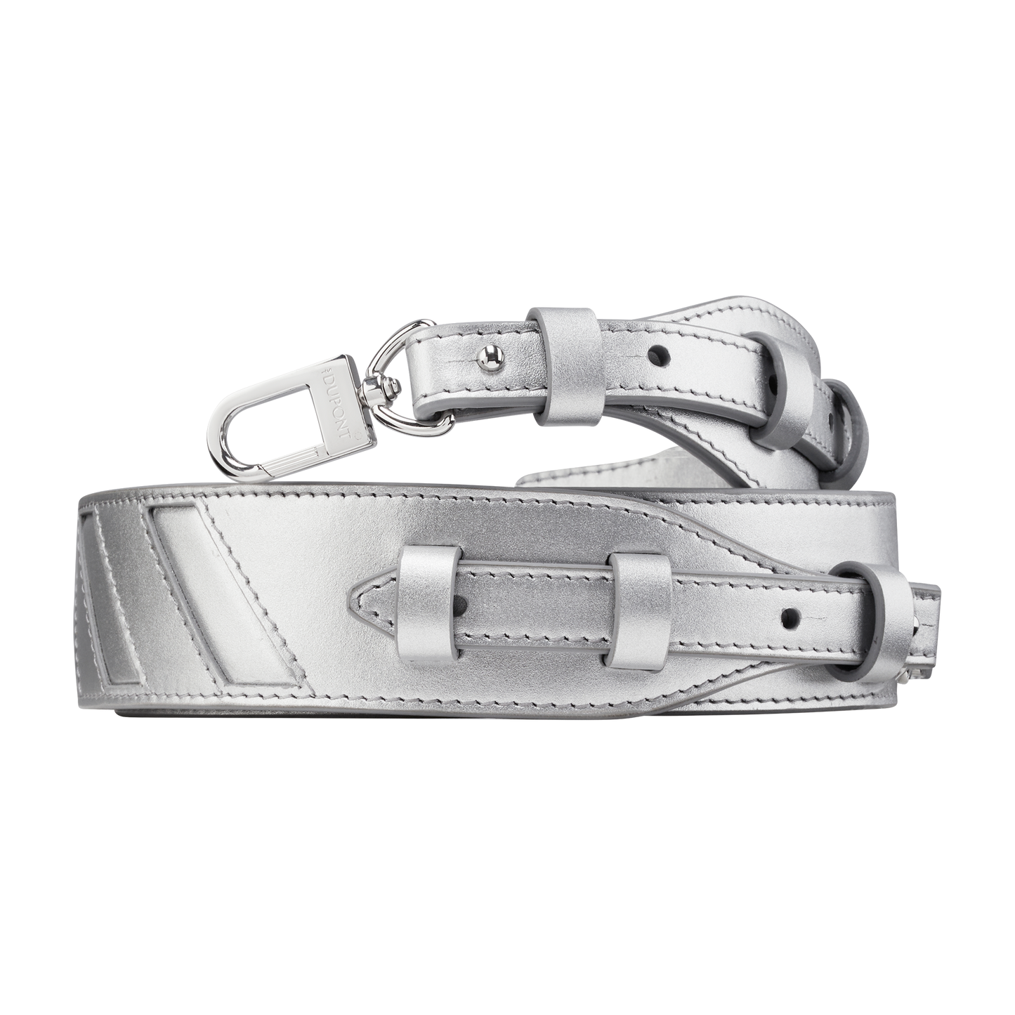 ST Dupont Leather Goods Riviera Silver