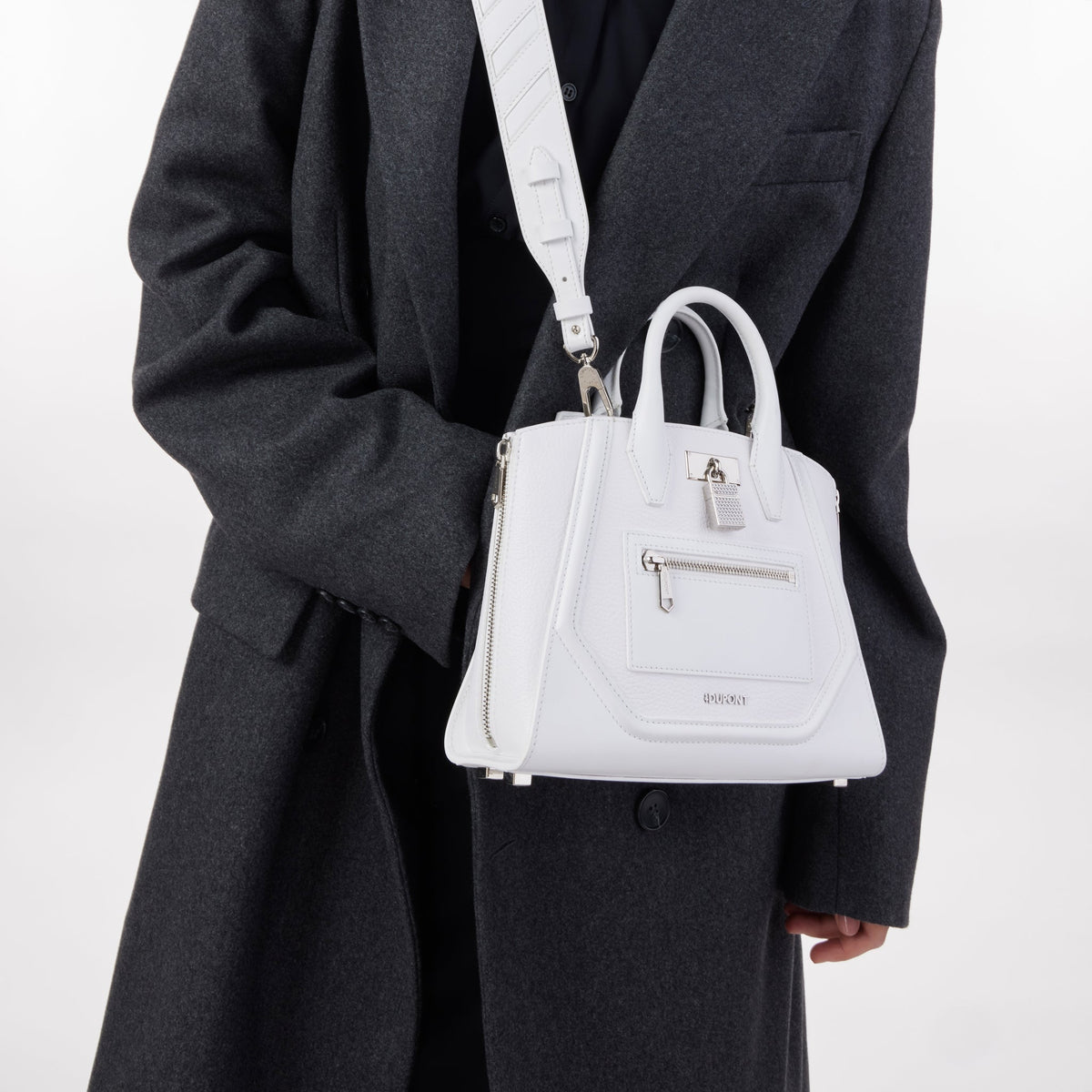 ST Dupont Leather goods Riviera White