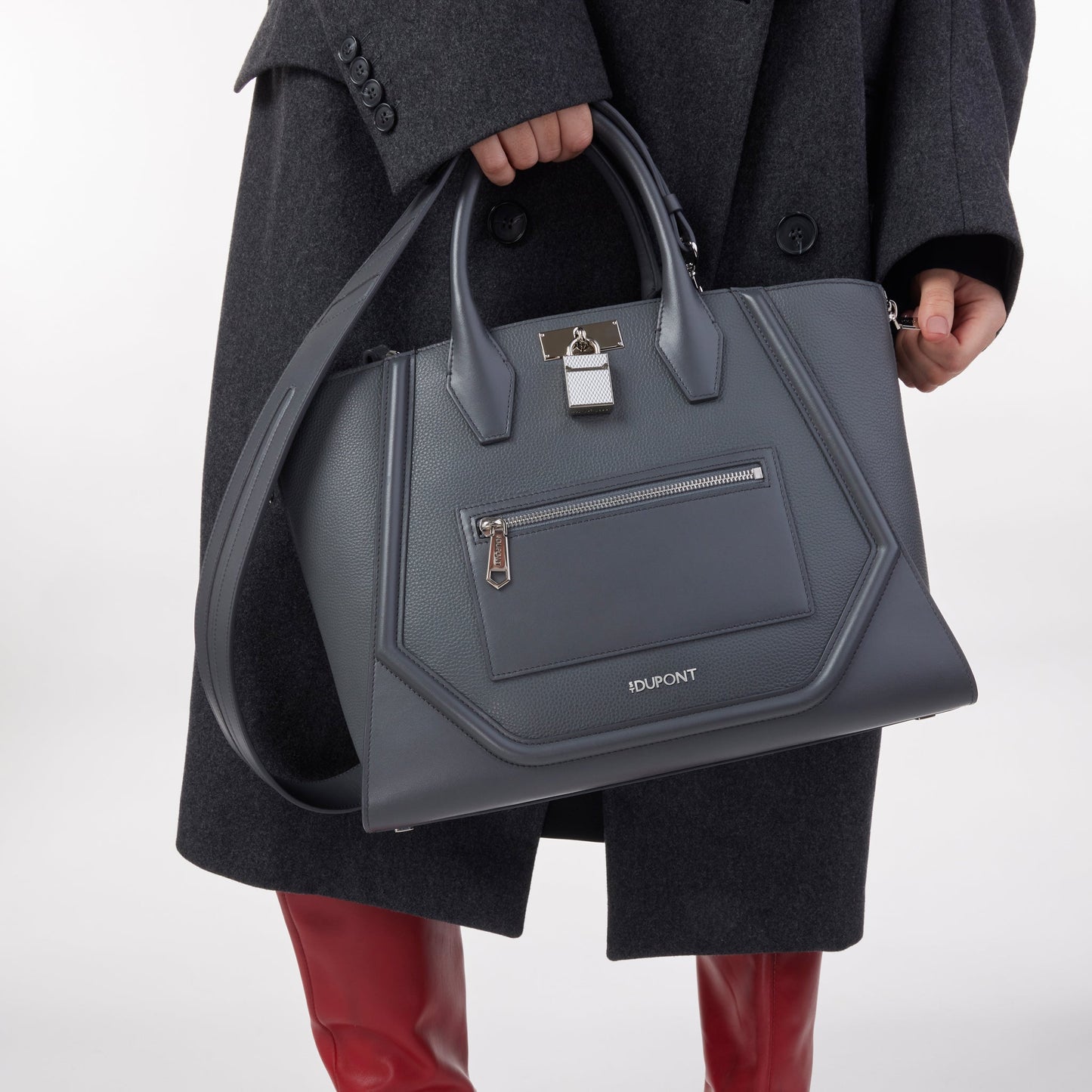 ST Dupont Leather goods Riviera Grey