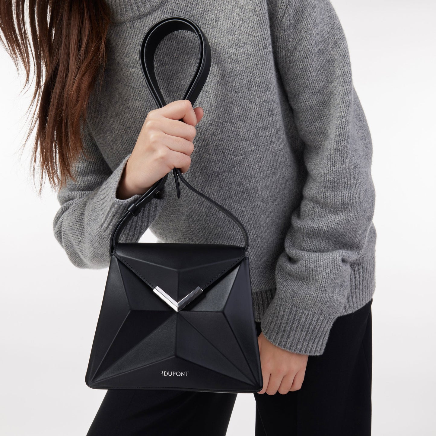 ST Dupont Leather Goods X-bag Black