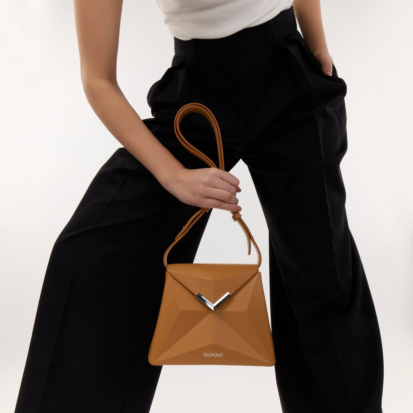 ST Dupont Leather Goods X-bag Tan
