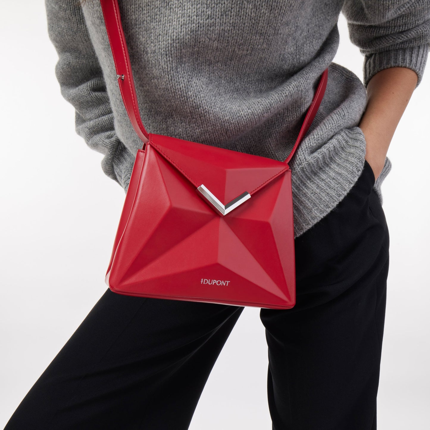 ST Dupont Leather goods X-bag Red