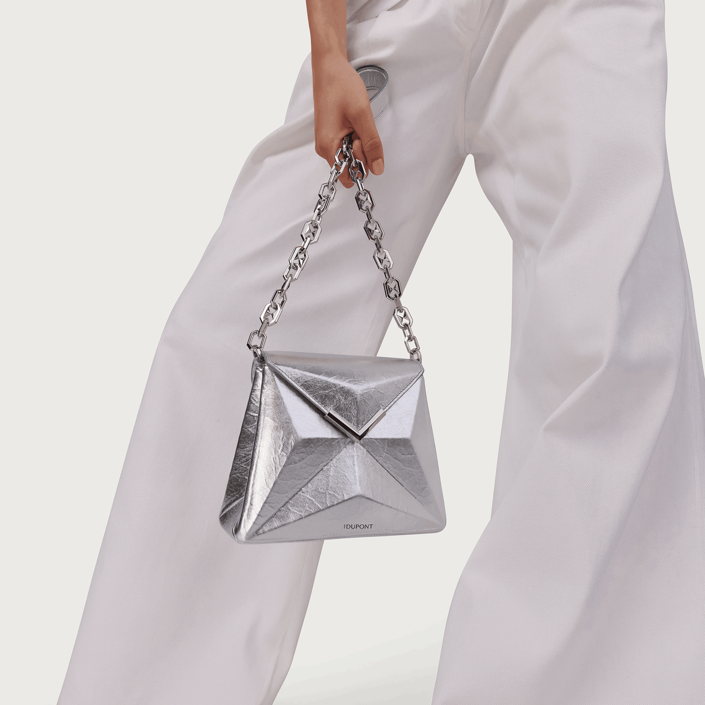 ST Dupont Leather goods X-bag Silver