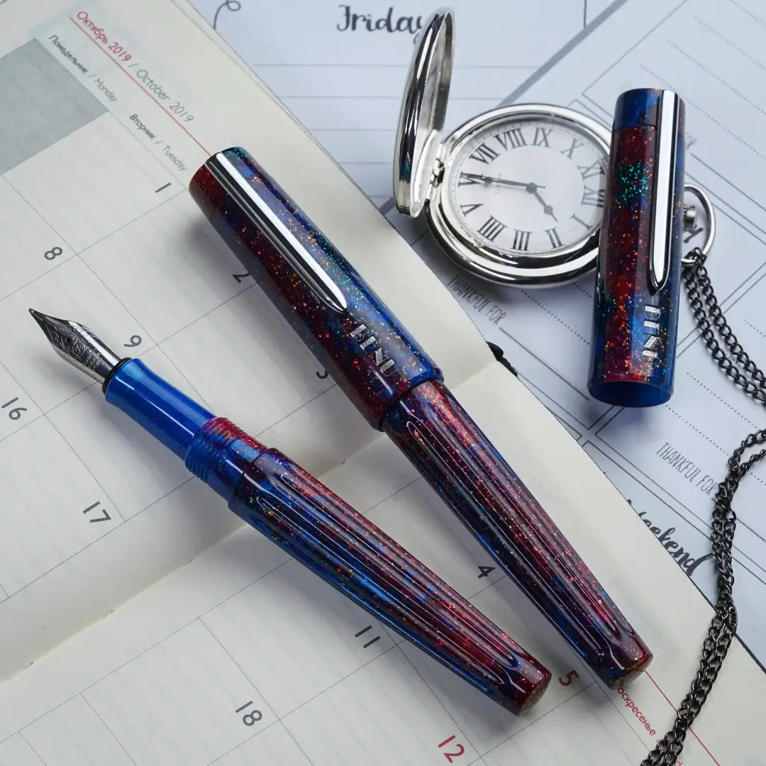 BENU Fountain Pen DailyMate Silver, Lively Tuesday