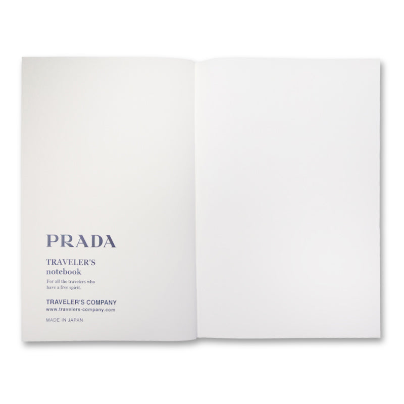 PRADA Ricambio Notizbuch Travel Journal Nero+Bianco