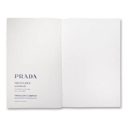 PRADA Ricambio Notizbuch Travel Journal Nero+Bianco