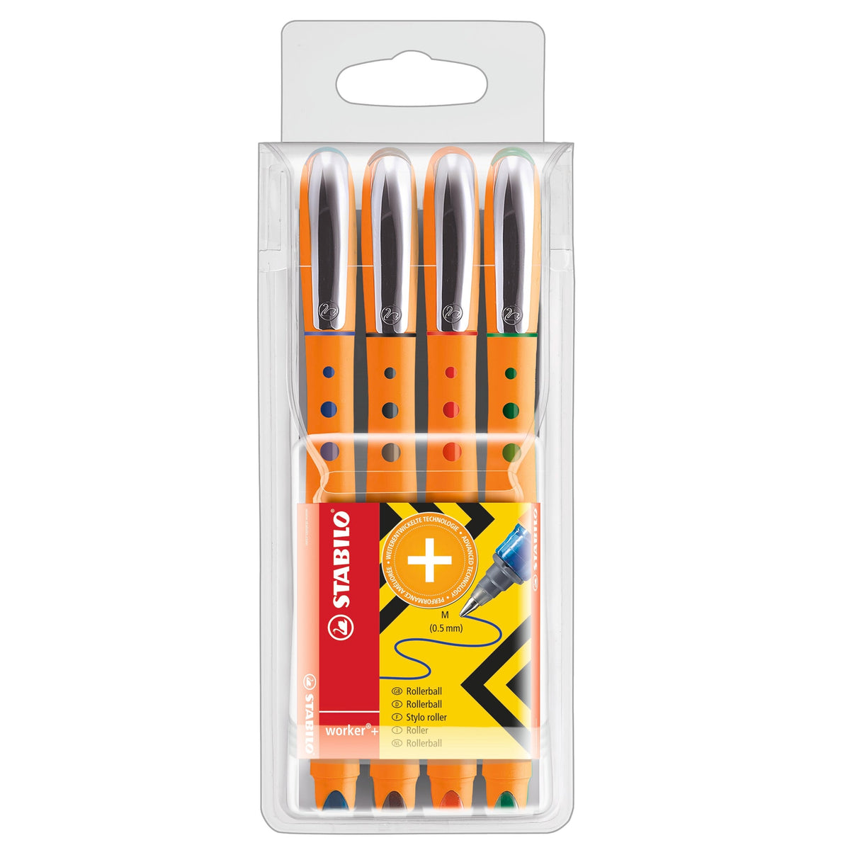 STABILO worker+ 4er Etui – Ansicht 1