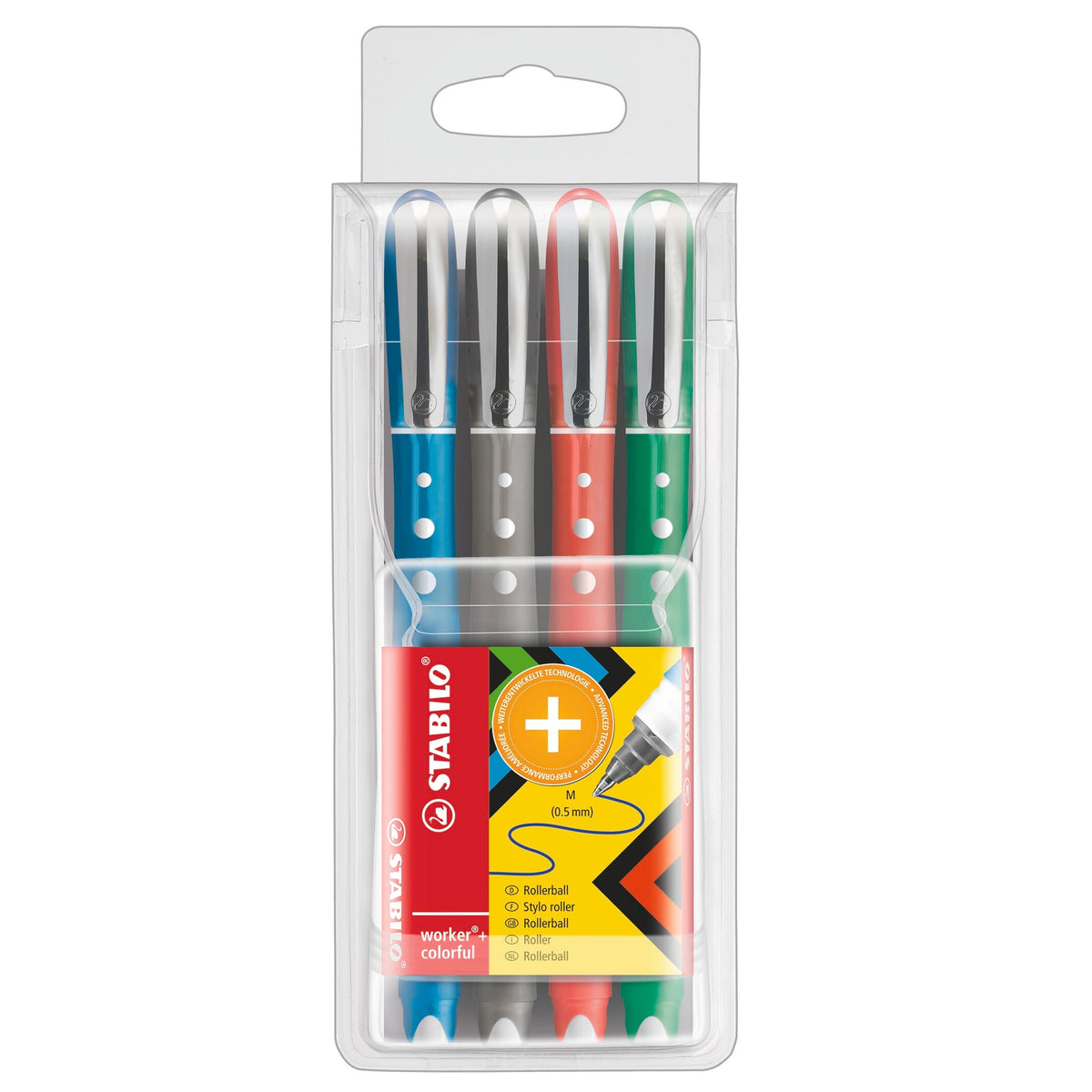 STABILO worker+ colorful 4er Etui – Ansicht 1