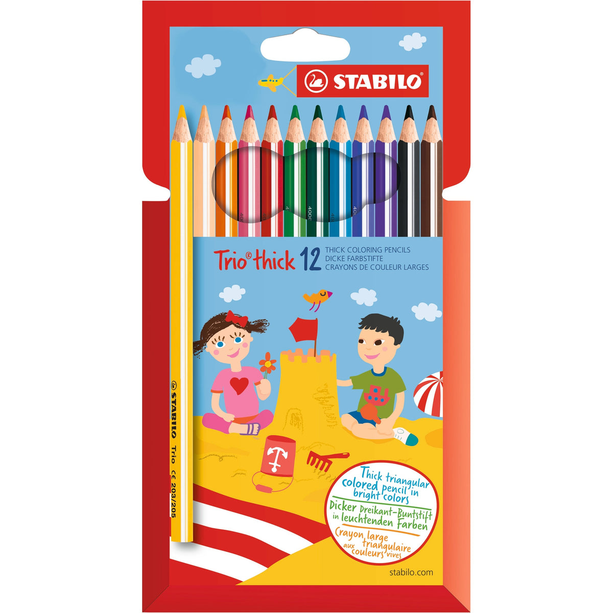 STABILO Trio dick 12er Kartonetui – Ansicht 1