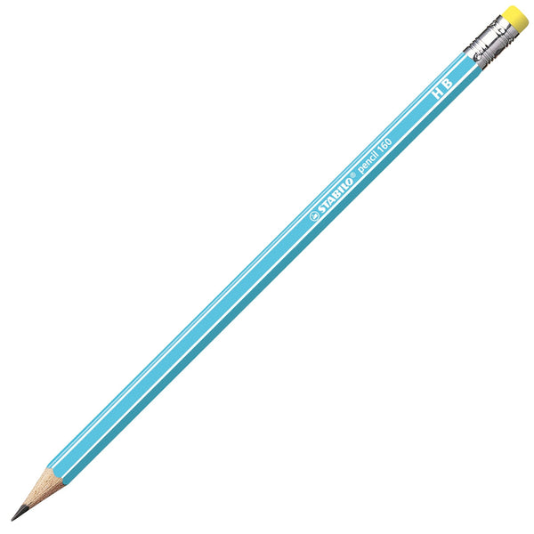 STABILO pencil 160 blau HB Gummikapsel