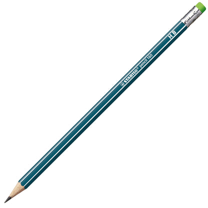STABILO pencil 160 petrol HB Gummikapsel – Ansicht 1