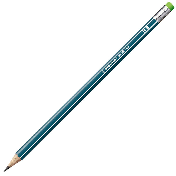 STABILO pencil 160 petrol HB Gummikapsel