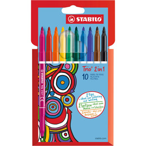 STABILO Trio 2in1 10er Kartonetui – Ansicht 1