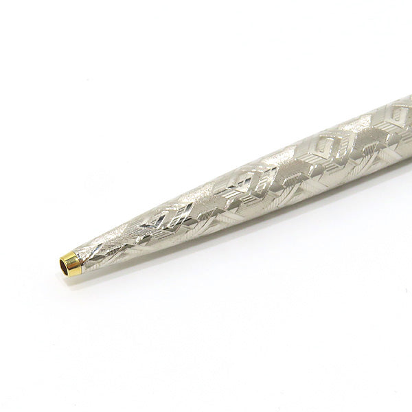 Gucci, Kugelschreiber mit Etui - Geometric G, Silber/Gold