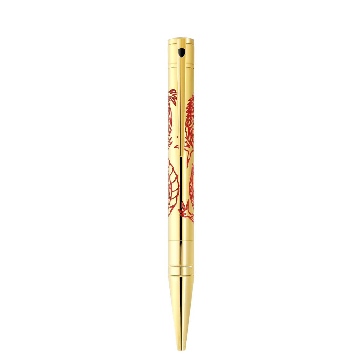 ST Dupont Kugelschreiber D Initial Dragon, Ltd. Edt., Golden