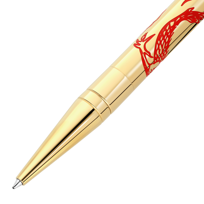 ST Dupont Kugelschreiber D Initial Dragon, Ltd. Edt., Golden