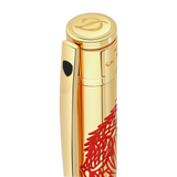 ST Dupont Kugelschreiber D Initial Dragon, Ltd. Edt., Golden