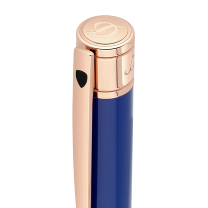 ST Dupont Kugelschreiber D Initial Dragon, Ltd. Edt., Royal-blue