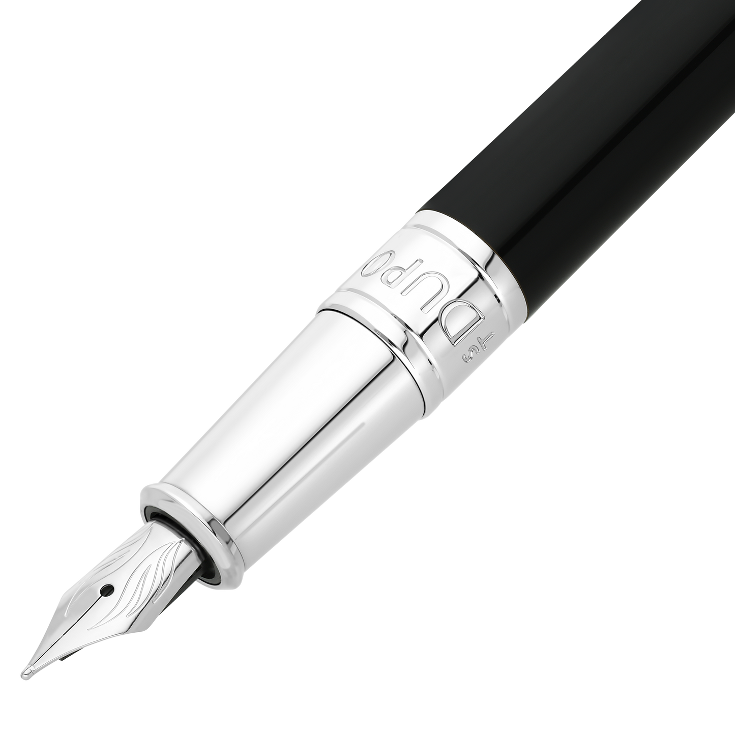 ST Dupont Fountain Pen Initial D Initial, Palladium, Ltd. Edt., Silver