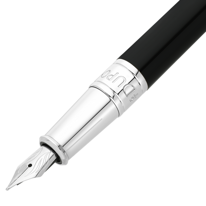 ST Dupont Fountain Pen Initial D Initial, Palladium, Ltd. Edt., Silver
