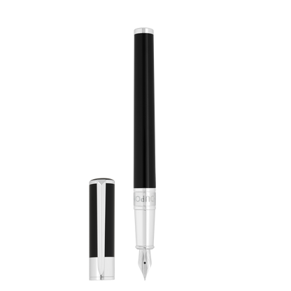 ST Dupont Fountain Pen Initial D Initial, Palladium, Ltd. Edt., Silver