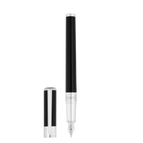 ST Dupont Füllfederhalter Initial D Initial, Palladium, Ltd. Edt., Silver