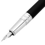 ST Dupont Füllfederhalter Initial D Initial, Palladium, Ltd. Edt., Silver