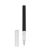 ST Dupont Füllfederhalter Initial D Initial, Palladium, Ltd. Edt., Silver