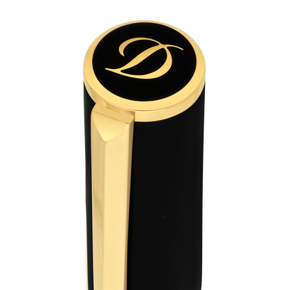 ST Dupont Fountain Pen Initial D Initial, Ltd. Edt., Golden