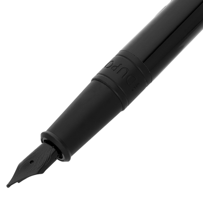 ST Dupont Fountain Pen Initial D Initial, Ltd. Edt., Black