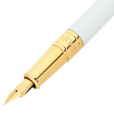 ST Dupont Füllfederhalter Initial D Initial, Ltd. Edt., White