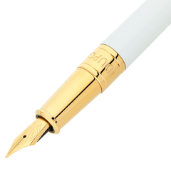 ST Dupont Füllfederhalter Initial D Initial, Ltd. Edt., White