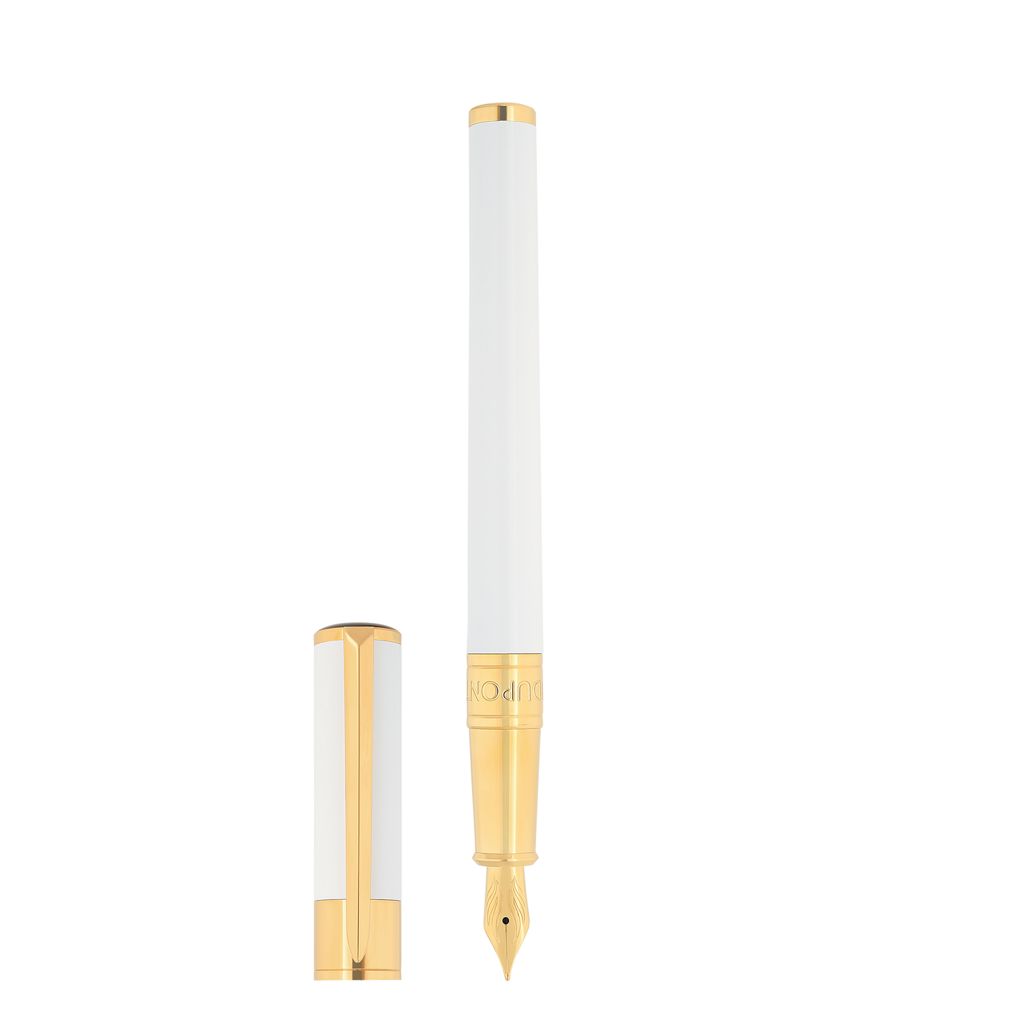 ST Dupont Fountain Pen Initial D Initial, Ltd. Edt., White