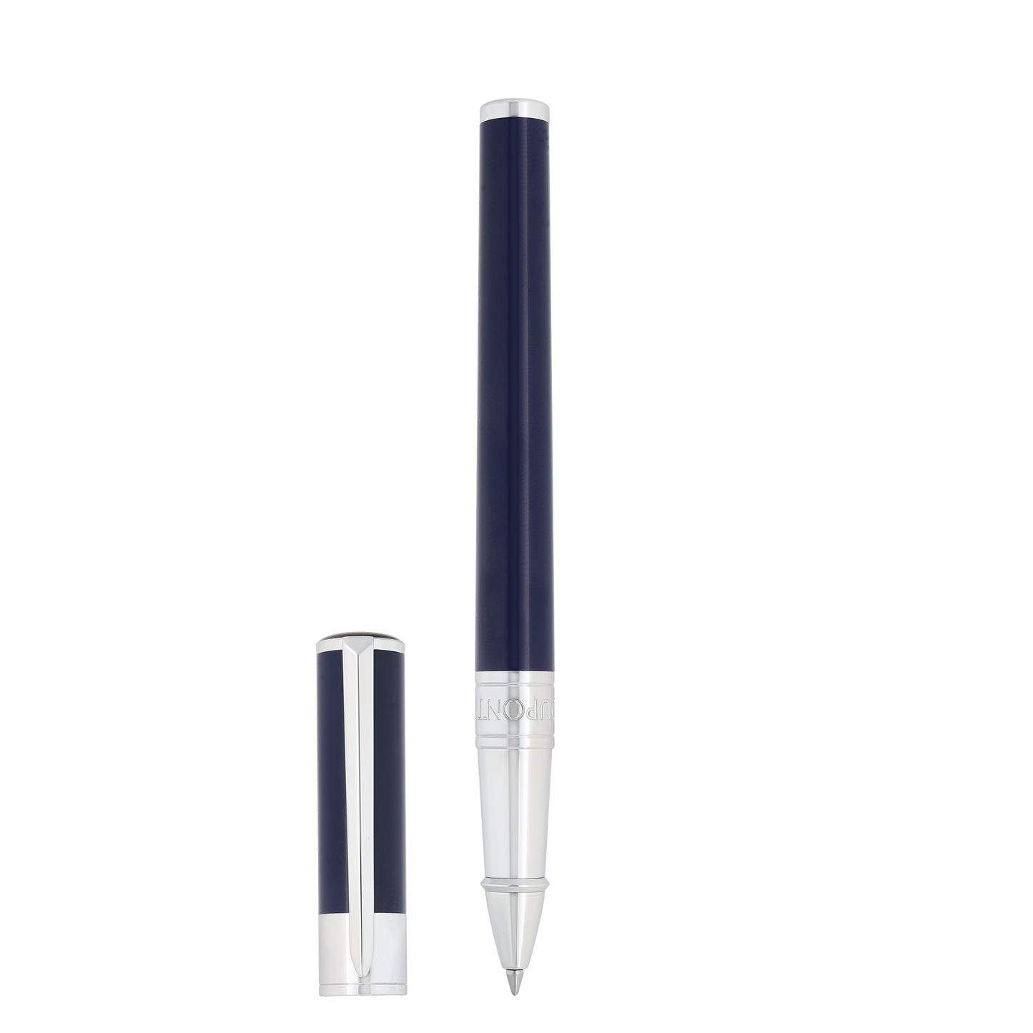 ST Dupont Rollerball Pen Initial D Initial, Palladium, Ltd. Edt., Dark-blue