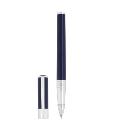 ST Dupont Rollerball Pen Initial D Initial, Palladium, Ltd. Edt., Dark-blue