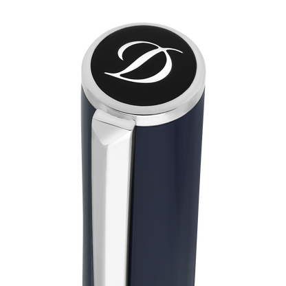 ST Dupont Rollerball Pen Initial D Initial, Palladium, Ltd. Edt., Dark-blue
