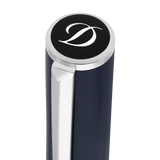 ST Dupont Tintenroller Initial D Initial, Palladium, Ltd. Edt., Dark-blue