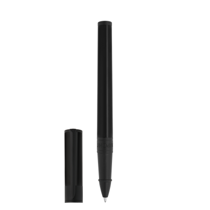 ST Dupont Rollerball Pen Initial D Initial, Palladium, Ltd. Edt., Black