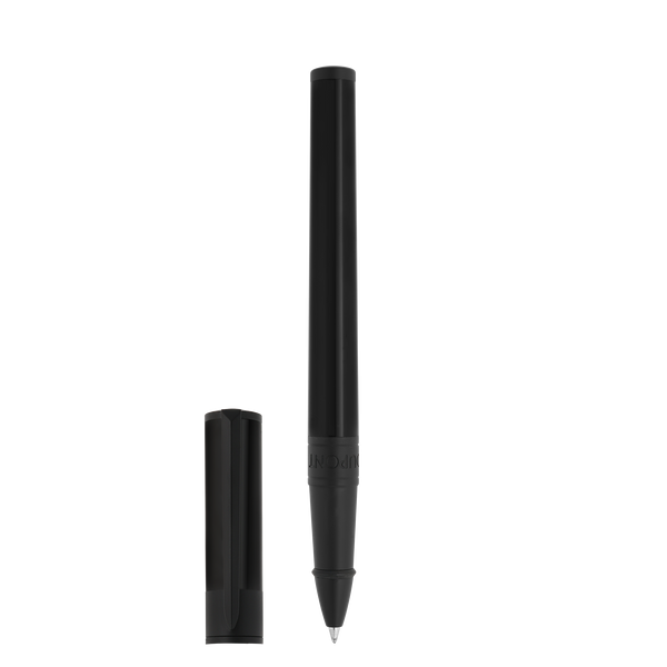 ST Dupont Tintenroller Initial D Initial, Palladium, Ltd. Edt., Schwarz