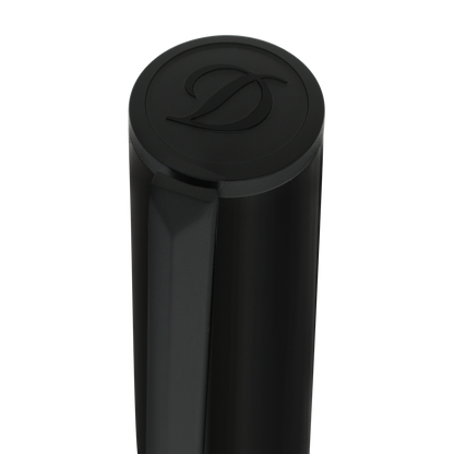 ST Dupont Rollerball Pen Initial D Initial, Palladium, Ltd. Edt., Black